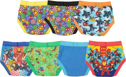 Vista 3 de Marvel Hero Toddler Boy Briefs in 7pk