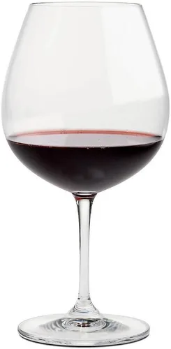 Vista 2 de Riedel Vinum Pinot Noir Copas de vino (3 artículos) Incluye 2 vasos de cristal Riedel Vinum Pinot Noir de 8.268 in) y un paño de pulido