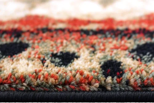 Vista 5 de Masada Masada Rugs 2'x3' Alfombra temática de cabina/cabaña con escena de oso y cachorro