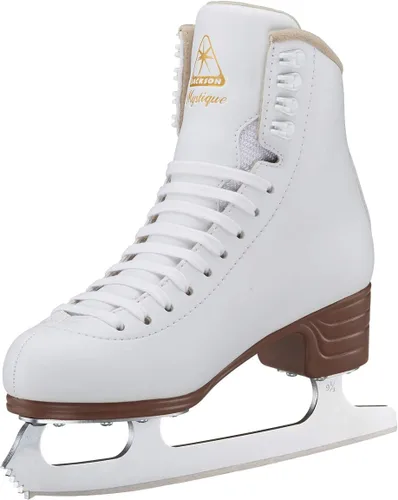 Vista 2 de Jackson Ultima Mystique Figure Ice Skates for Women and Girls Bundle with Guardog Skate Guards