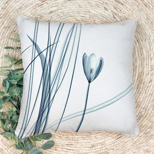 Vista 7 de Funda de almohada minimalista moderna con textura con estampado floral creativo, funda de cojín cuadrada impresa digital para sofá de sala de estar