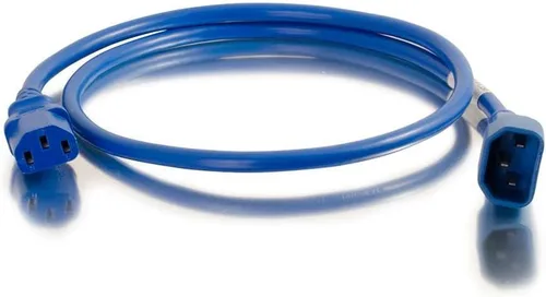 Vista 104 de Cable de alimentación C2G, cable de extensión corto, cable de extensión de alimentación, cable de alimentación de bloqueo, 10A, 250V, negro, 1 pie