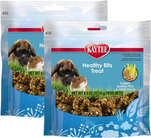 Vista 5 de Kaytee Healthy Bits - Golosinas para conejo, conejillo de indias, 4.5 onzas