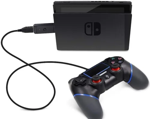 Vista 4 de Skywin Adaptador de controlador inalámbrico - El convertidor permite el uso de controladores PS3PS4XBOX