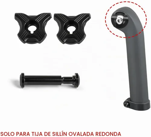 Vista 5 de Xotic Tech - Abrazadera para tija de sillín para bicicleta, 7 x 9, 7 x 10, perno Ti, riel de carbono, compatible con Trek Domane Emonda SLR 9 SLR 7