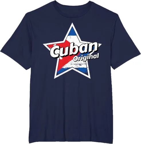 Vista 13 de Camisa Cubano Original Camisa Bandera de Cuba Camiseta Cubano, Negro