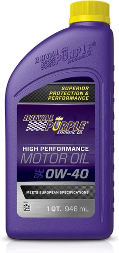 Vista 3 de Royal Purple SAE 0W-40 aceite sintético para motor de alto rendimiento, licenciado por API