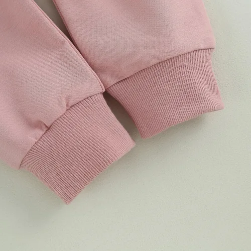 Vista 5 de Karesoull Daddy's Girl - Conjunto de sudadera con estampado de letras para bebé, camisa y pantalón largo para otoño e invierno