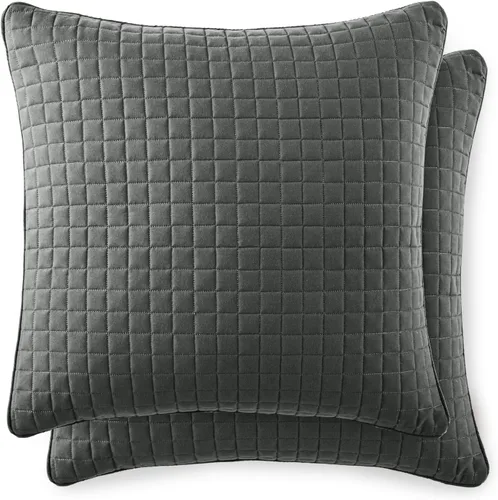 Vista 53 de Fundas Southshore Fine Linens Vilano Springs, para almohada, acolchadas, Microfibra, Pizarra, 20" x 36" 15 - Pizarra