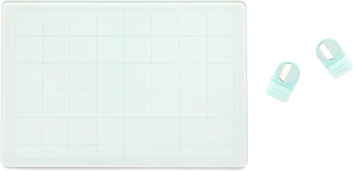 Vista 5 de We R Memory Keepers, Esterilla de corte de vidrio para manualidades magnética, resistente, perfecta para cortar, mezclar pintura, álbumes
