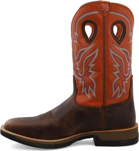 Vista 174 de Twisted X Botas Tech X para hombre de 12 pulgadas, botas occidentales casuales para hombre