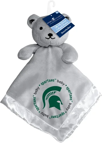Vista 23 de Baby Fanatic Oso de seguridad gris - NCAA - Con licencia oficial Snuggle Buddy