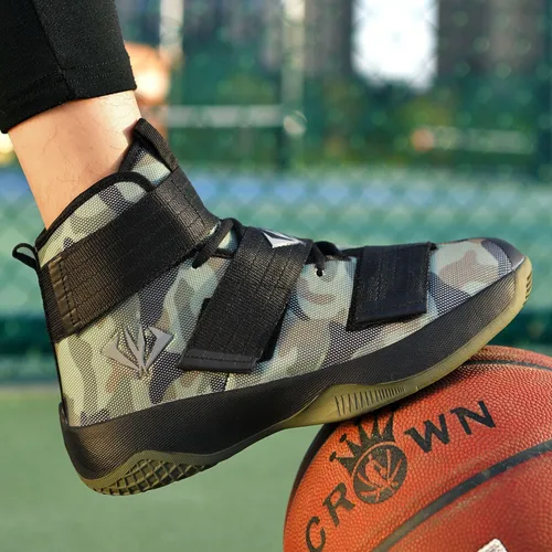 Vista 6 de MAUGELY Zapatos de baloncesto transpirables para hombres y mujeres, para estudiantes, deportes, uso casual, al aire libre, antideslizantes