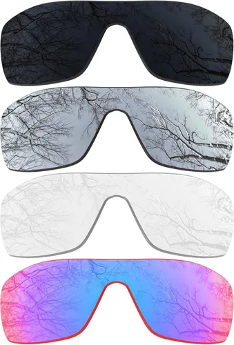 Vista 14 de ToughAsNails 3 pares de lentes de repuesto polarizadas para Oakley Oil Rig Pack-BS25