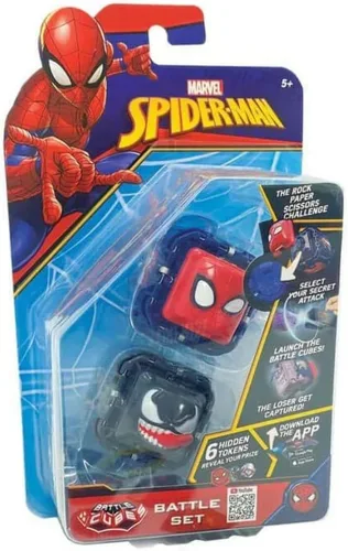 Vista 17 de Marvel Avengers - Paquete de 2 cubos de batalla Capitán América VS Black Panther, libera poder, ataque de lanzamiento, 2 cubos y 6 fichas, sistema