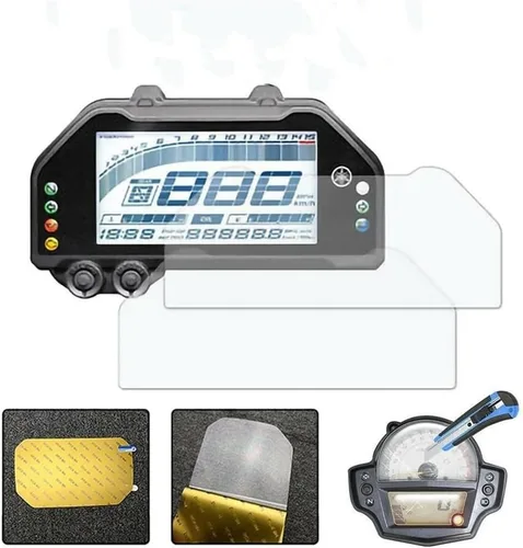 Vista 5 de Dashboard Protective Film for YZF R3 R25 MT-03 MT03 M Motorcycle Instrument Cluster Odometer Protective Film Instrument Dashboard Screen Protector