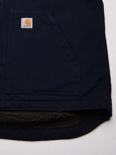Vista 3 de Carhartt - Chaleco de cuello con forro tipo Sherpa para hombre.