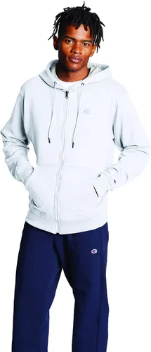 Vista 3 de Champion Sudadera con capucha y cremallera para hombre, cómoda sudadera con capucha para hombre (regular o grande y alto)