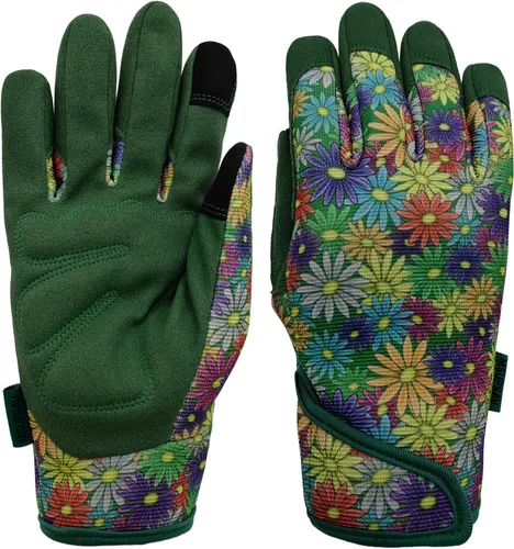 Vista 40 de Guantes de jardinería a prueba de espinas y resistentes a pinchazos con agarre, guante de jardín para mujer, regalos de cuero para trabajo