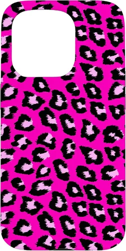 Vista 14 de McBling - Carcasa para iPhone 17, diseño de leopardo y guepardo rosa intenso