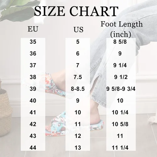 Vista 6 de shevalues Pantuflas de verano para mujer, con soporte de arco, transpirables, de algodón gofre, para interiores, con puntera abierta, zapatos