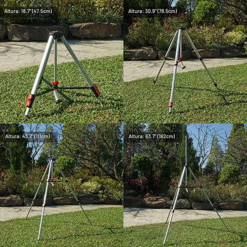 Vista 5 de Eden 94152 PRO - Trípode telescópico de peso pesado (5.37 libras) Aspersor de accionamiento turbo multipatrón, con kit de inicio de conexión rápida