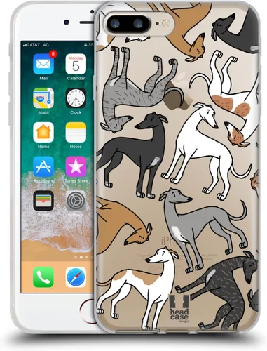 Vista 19 de Head Case Designs Airedale Terrier - Funda de gel suave con 4 patrones de razas de perro [protección de grado militar] compatible con Apple iPhone 7