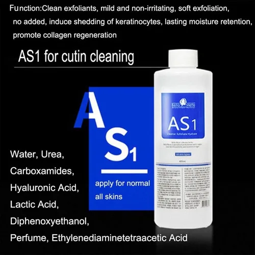 Vista 2 de Elitzia AS1 SA2 AO3 Aqua Peeling Solución Cuidado de la piel Aquapeel Suero Para Hydro Facial Dermoabrasión Máquina Limpieza e Hidratación 13.5 fl
