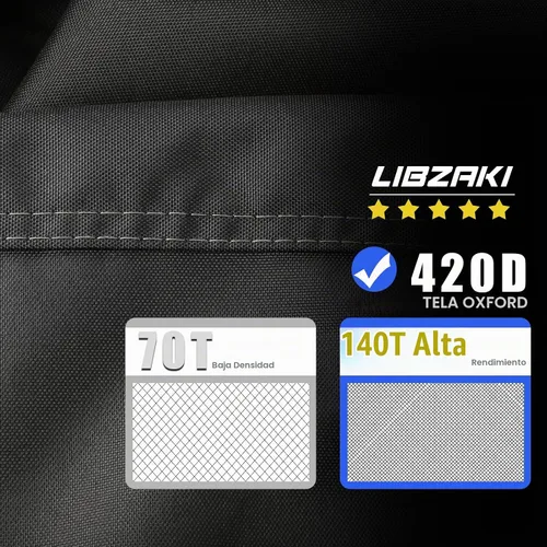Vista 2 de Funda para tractor de césped de 420D, cubierta impermeable para tractor resistente, se adapta a cubiertas de hasta 54", ajuste universal para John