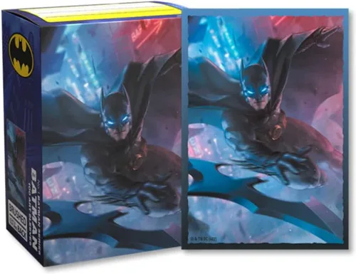 Vista 2 de Dragon Shield Sleeves – Dragon Shield Edición Limitada Arte Cepillado: Batman 100 CT – Las fundas para cartas MTG son suaves y resistentes