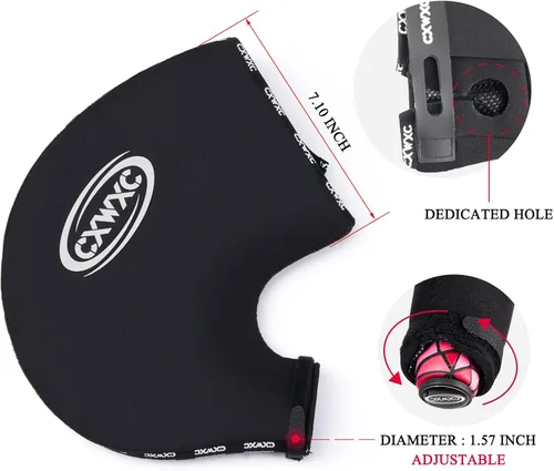 Vista 6 de Handlebar Mittens- Windproof & Waterproof Fat Bike Bar Covers - Commuter Mountain Road Bicycle Bar Warmer Covers for Winter Cycling