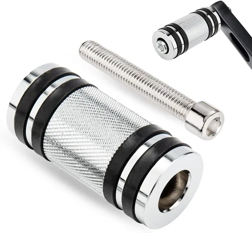 Vista 9 de Clavija de Cambio Palanca de Cambio de Motocicleta CNC Billet Negra Reposapiés Compatible con Harley Dyna Sportster Softail Street Road Glide Negro-a