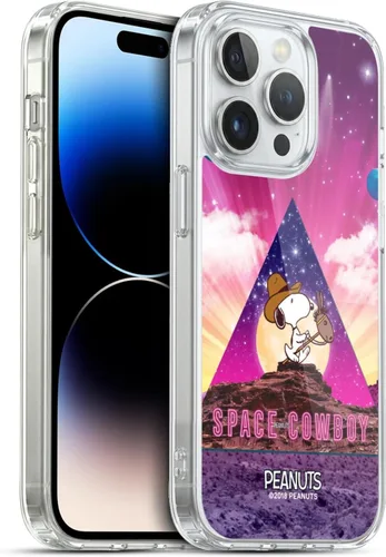 Vista 105 de Head Case Designs Funda de gel con licencia oficial de Peanuts Nebula Cactus Needles Snoopy Space Cowboy [protección de grado militar] compatible