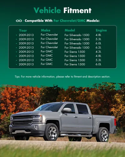 Vista 7 de SCITOO Espejo retrovisor lateral del conductor apto para 2007 para Chevy Silverado Pickup nuevos modelos de estilo de carrocería 2008-2013 ajuste