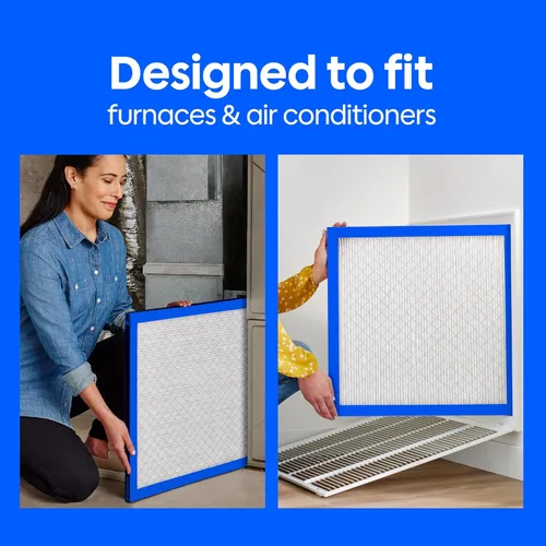 Vista 6 de Filtrete - Paquete de 6 filtros plisados para aire acondicionado de 10 x 20 x 1 pulgadas, MERV 13, MPR 1900, filtro premium para alérgenos