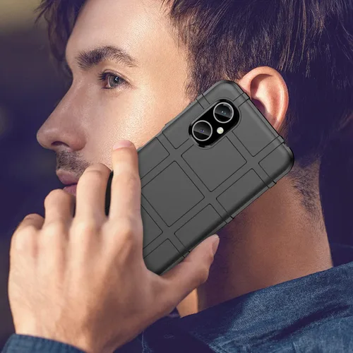 Vista 7 de Funda delgada para Xiaomi Poco M4 5G, resistente funda duradera con grado militar a prueba de golpes, gran agarre y cubierta protectora de lente
