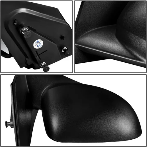 Vista 4 de Auto Dynasty CH1320264 - Espejo manual para puerta lateral izquierda/conductor, compatible con Dodge Caliber 07-12