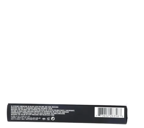 Vista 4 de MAC In Extreme Dimension 3D Black Lash Mascara - Tamaño Completo Nuevo Sin Caja