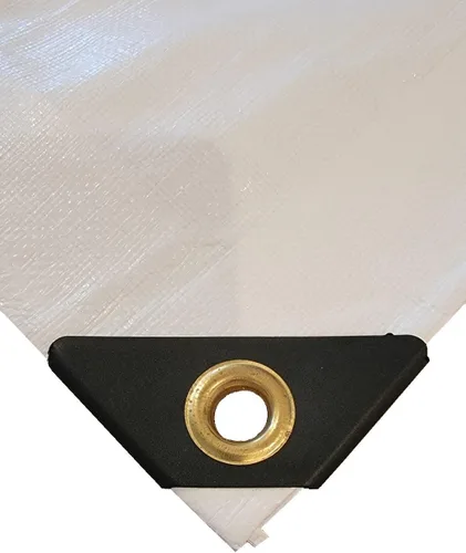 Vista 3 de H.D. White Tarp Ultra Thick 16 Mil (Exact Sizes) (4' X 6')