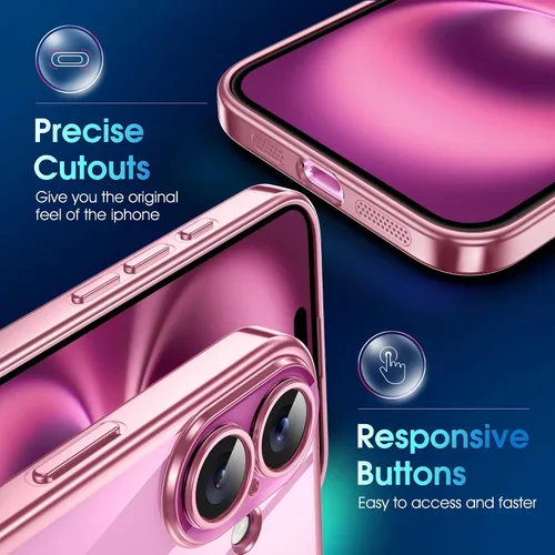 Vista 664 de Supdeal Funda cristalina transparente para iPhone 11, [No se amarillea] [Protección de la cámara] [Probado contra caídas de grado militar] Funda