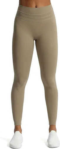 Vista 2 de Aoxjox Leggings de entrenamiento de cintura alta para mujer, con control de abdomen, pantalones de yoga suaves y suaves de 26 pulgadas