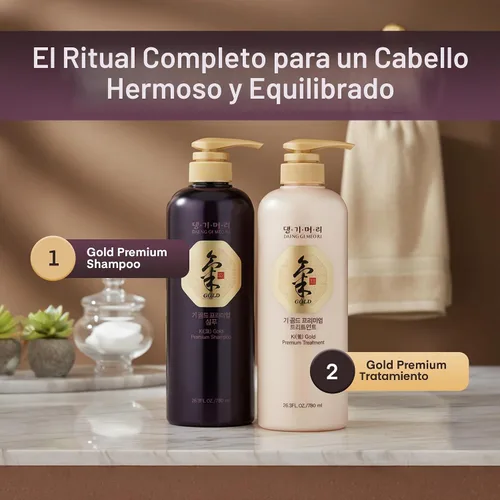 Vista 8 de Daeng Gi Meo Ri Ki Gold Premium Champú+Set de Tratamiento, 26.4 fl oz cada uno