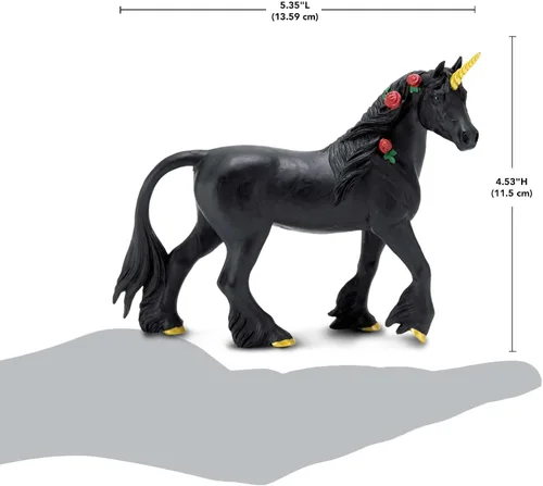 Vista 3 de Safari Ltd. Figura de unicornio Twilight – Figura detallada de plástico de 5.5 pulgadas – Divertido juguete educativo de fantasía para niños, niñas