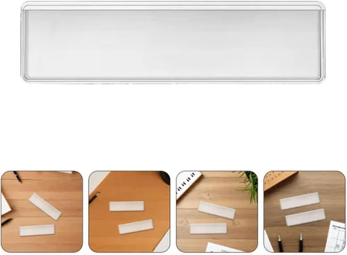 Vista 9 de 100pcs PVC Adhesive Label Holder
