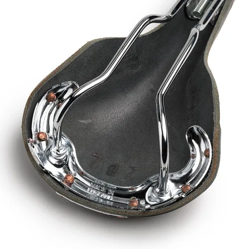 Vista 5 de Brooks England Swift, Racing Leather Saddle with Hand-Hammered Copper Rivets