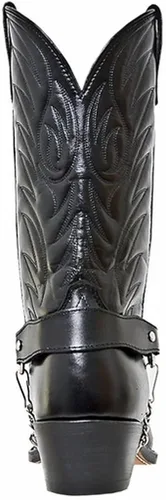 Vista 3 de Laredo Tallahassee - Botas de vestir con punta puntiaguda, color negro