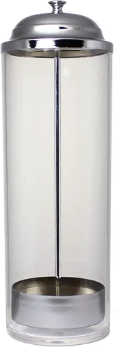 Vista 4 de Prodyne F-36 despachador de popotes de acrílico con 36 popotes, Blanco, Paquete de 1, Blanco