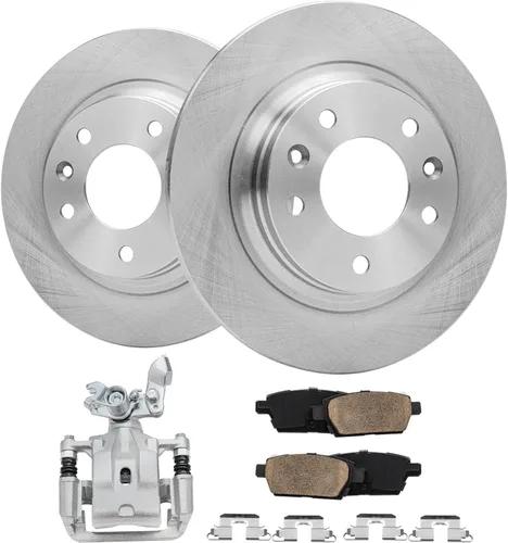 Vista 36 de Detroit Axle - 4 rotores de freno para Ford 1994-2004 Mustang, rotores de freno de disco delanteros y traseros 1995 1996 1997 1998 1999 2000 2001