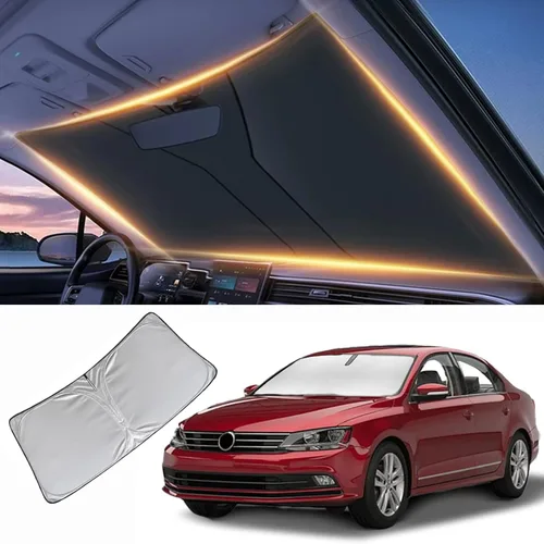 Vista 35 de Parasol para parabrisas delantero, protector de visera, accesorios para automóvil