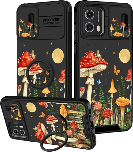 Vista 125 de Funermei Funda para Moto G Stylus 5G 2022, funda para teléfono con diseño de calavera de esqueleto para mujeres y niñas, diseño gótico, Como